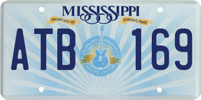 MS license plate ATB169