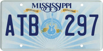 MS license plate ATB297