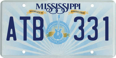 MS license plate ATB331