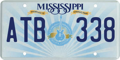 MS license plate ATB338