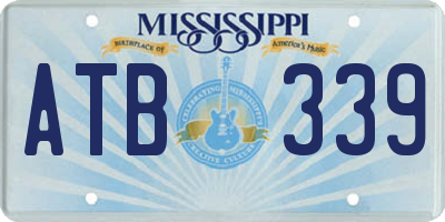 MS license plate ATB339