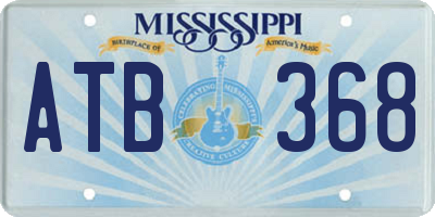MS license plate ATB368