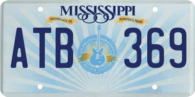 MS license plate ATB369