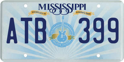 MS license plate ATB399