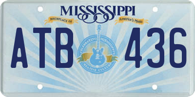 MS license plate ATB436