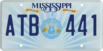 MS license plate ATB441