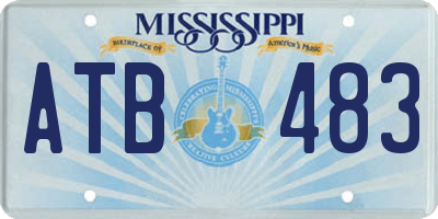 MS license plate ATB483