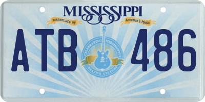 MS license plate ATB486