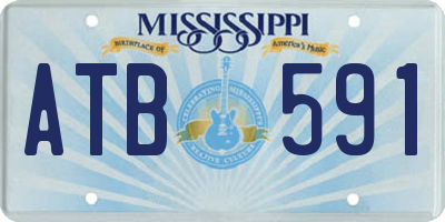 MS license plate ATB591