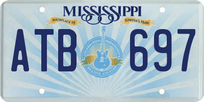 MS license plate ATB697
