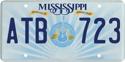 MS license plate ATB723