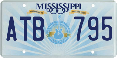 MS license plate ATB795