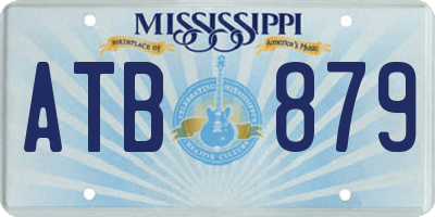 MS license plate ATB879