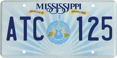 MS license plate ATC125