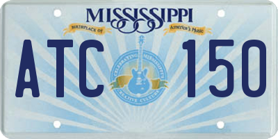 MS license plate ATC150