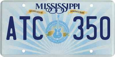 MS license plate ATC350