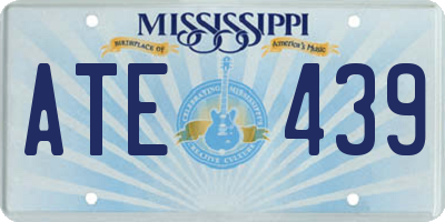 MS license plate ATE439