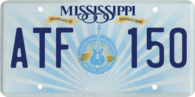 MS license plate ATF150