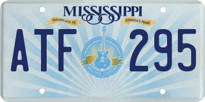 MS license plate ATF295
