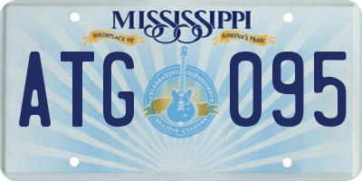 MS license plate ATG095