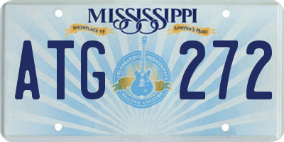 MS license plate ATG272