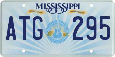 MS license plate ATG295