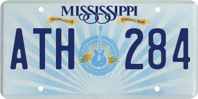 MS license plate ATH284