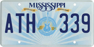 MS license plate ATH339