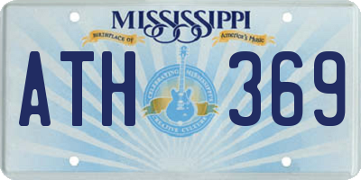 MS license plate ATH369