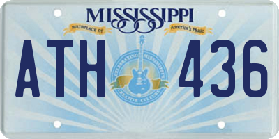 MS license plate ATH436