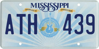 MS license plate ATH439