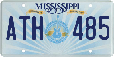 MS license plate ATH485