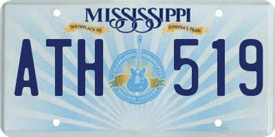 MS license plate ATH519