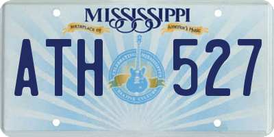MS license plate ATH527