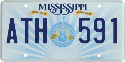 MS license plate ATH591