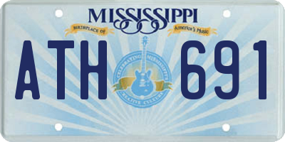 MS license plate ATH691