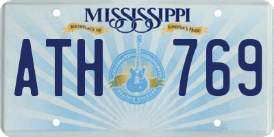 MS license plate ATH769