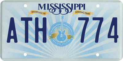 MS license plate ATH774
