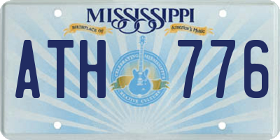 MS license plate ATH776