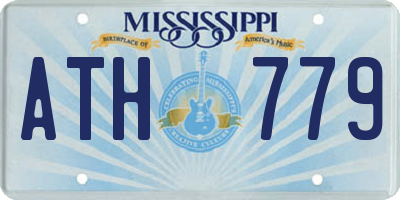 MS license plate ATH779
