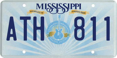 MS license plate ATH811
