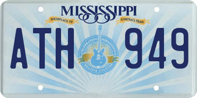 MS license plate ATH949