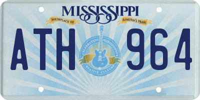 MS license plate ATH964
