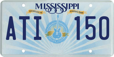 MS license plate ATI150