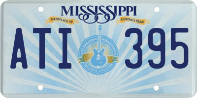 MS license plate ATI395