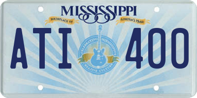 MS license plate ATI400