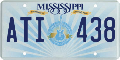 MS license plate ATI438