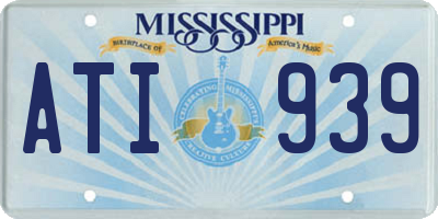 MS license plate ATI939