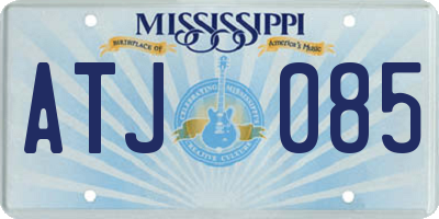 MS license plate ATJ085