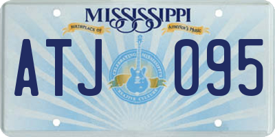 MS license plate ATJ095